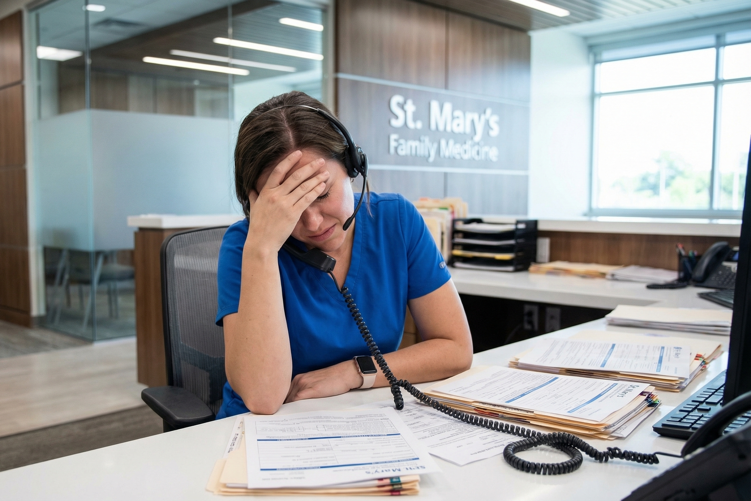 Medical front desk staff spending hours on manual insurance verification calls